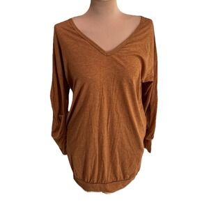 Zanzea Rust Brown Tunic Top Pockets Lagenlook Minimalist Boho‎ Classic